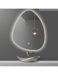 Зеркало-капля со светодиодной LED-подсветкой Верано-3 в интернет-магазине зеркальной мастерской ЗЕРКАЛА-М фото 4 